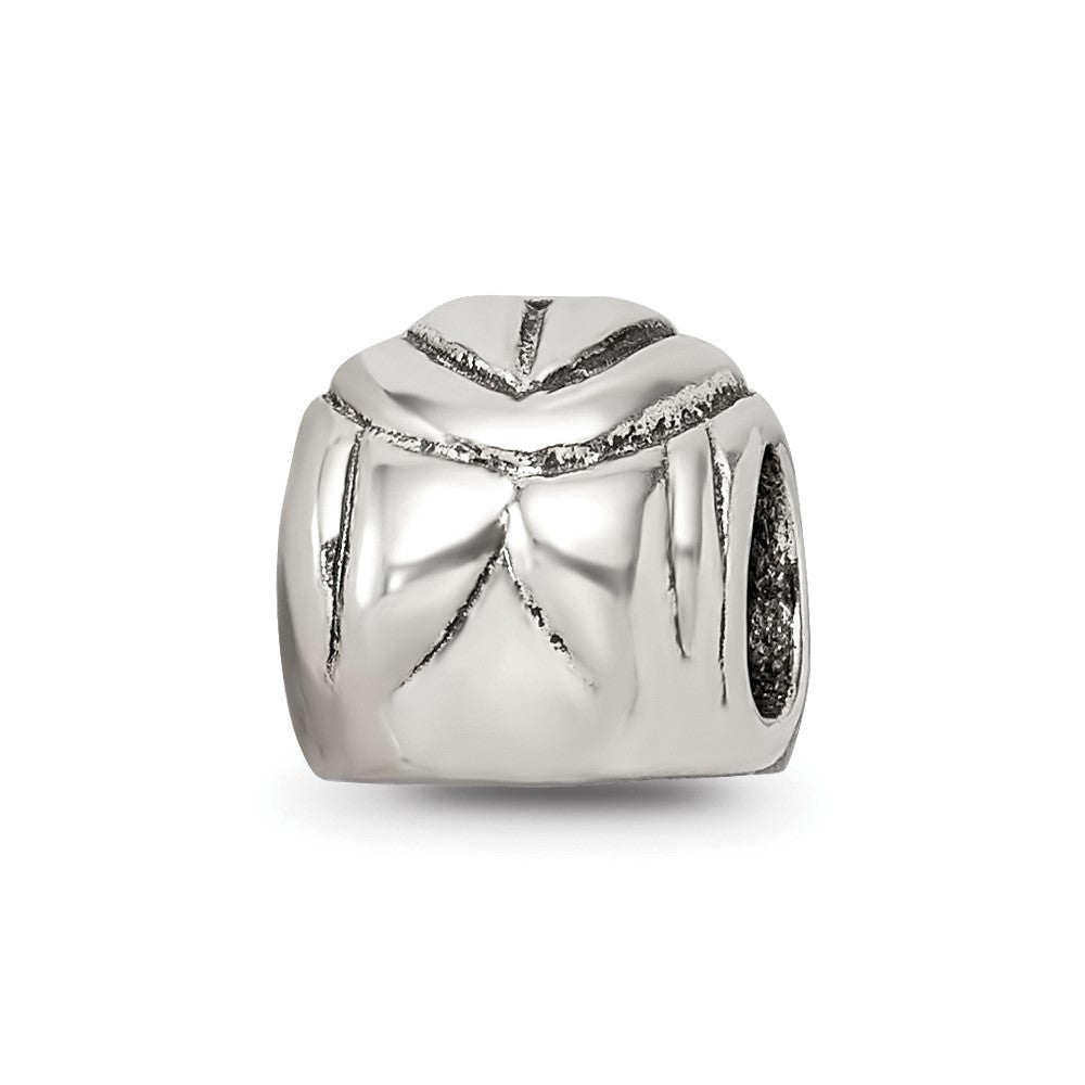 Sterling Silver Reflections Race Car Helmet Bead