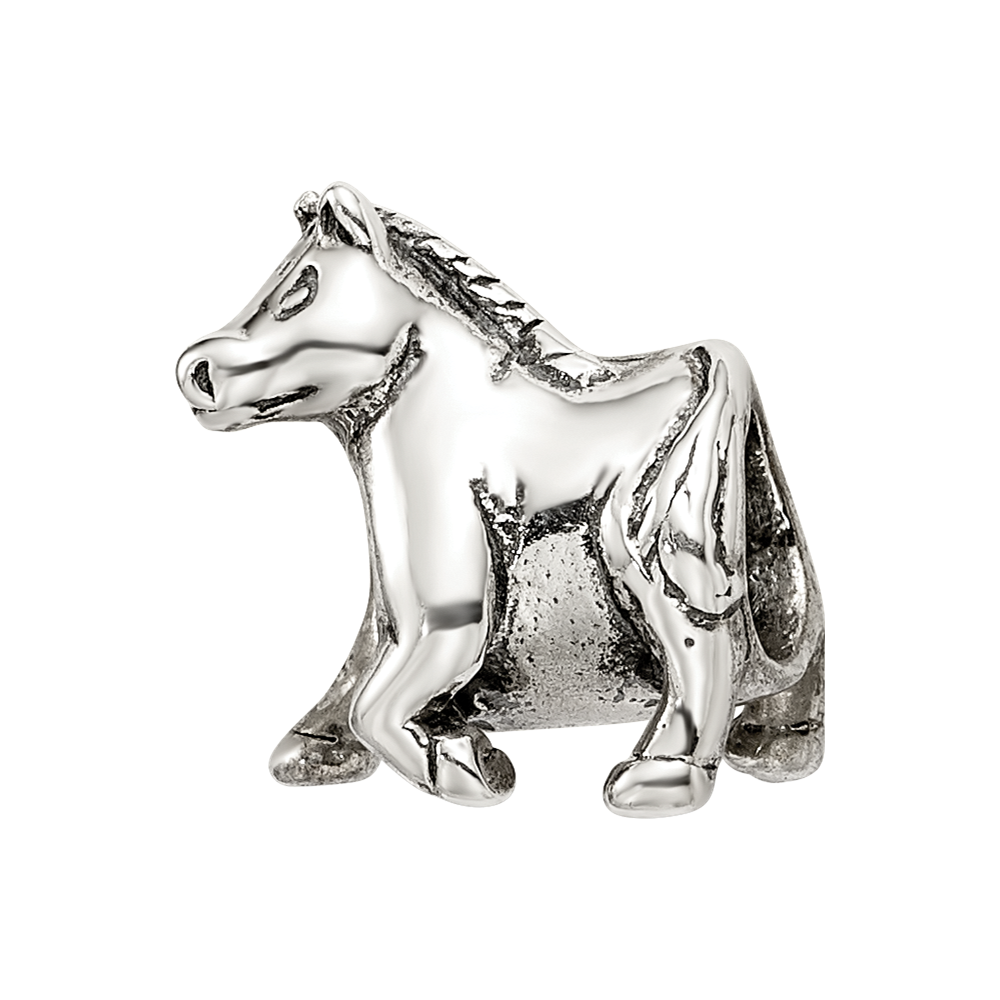 Sterling Silver Reflections Horse Bead