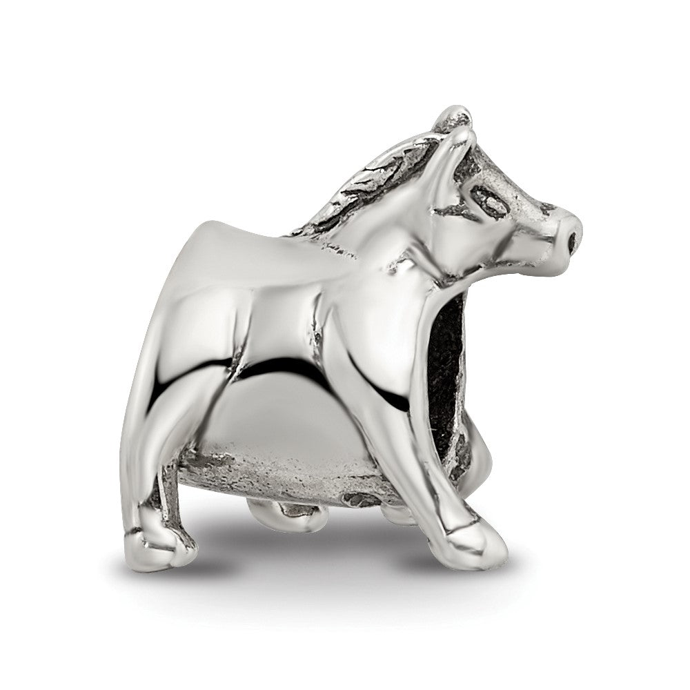 Sterling Silver Reflections Horse Bead