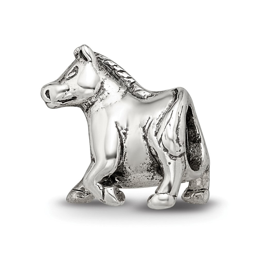 Sterling Silver Reflections Horse Bead