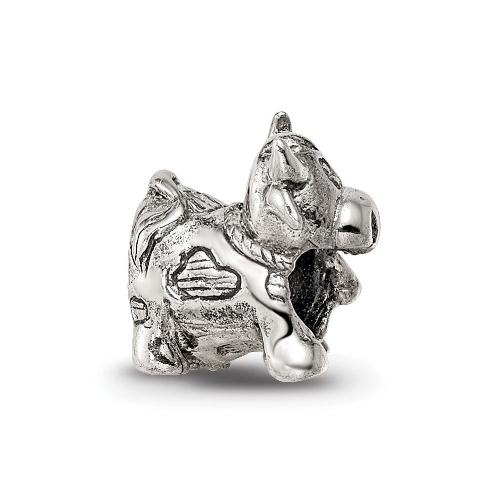 Sterling Silver Reflections Cow w/ Bell Bead