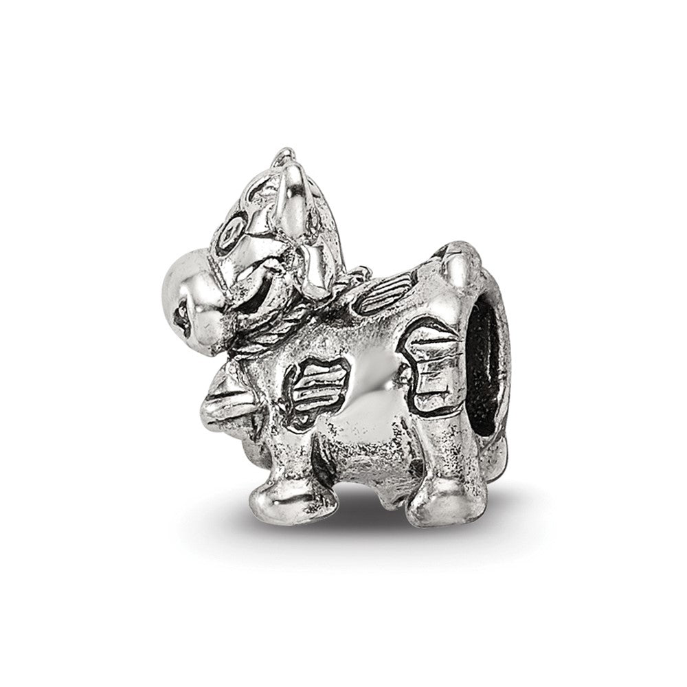 Sterling Silver Reflections Cow w/ Bell Bead