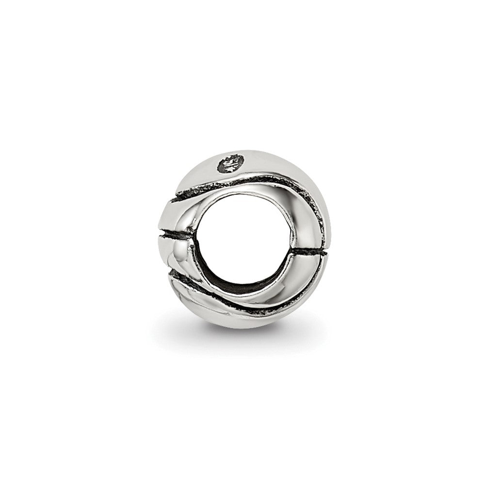 Sterling Silver Reflections Basketball Bead