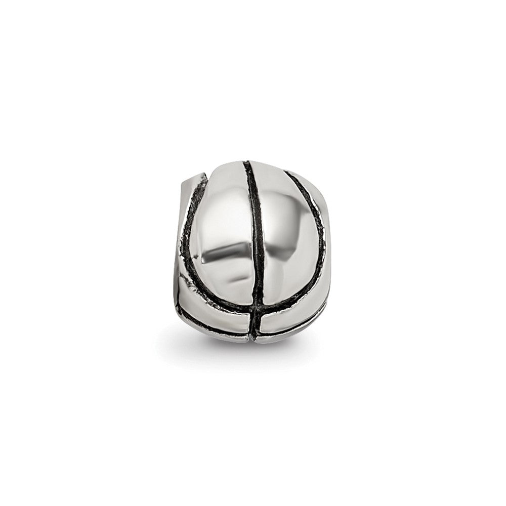 Sterling Silver Reflections Basketball Bead