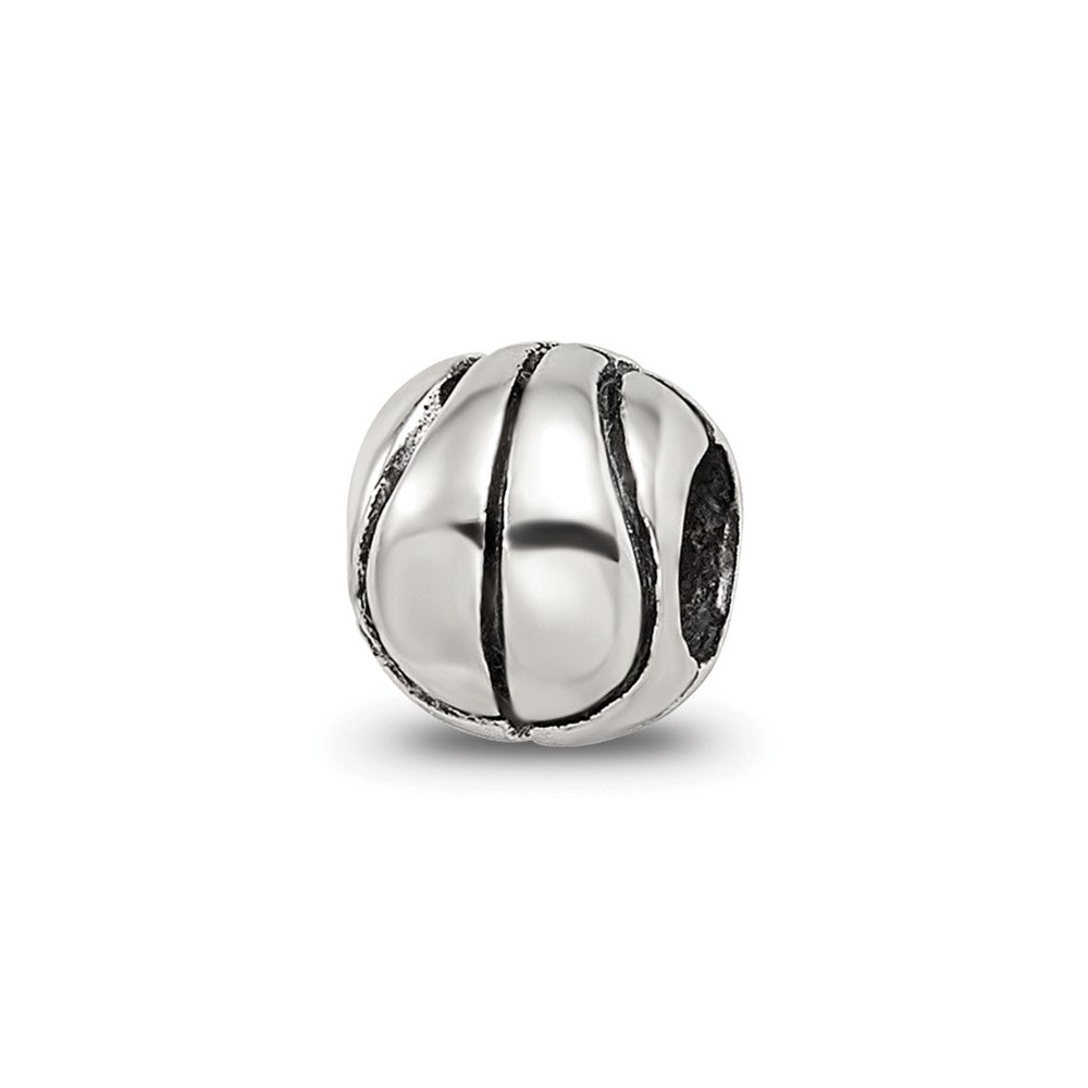 Sterling Silver Reflections Basketball Bead