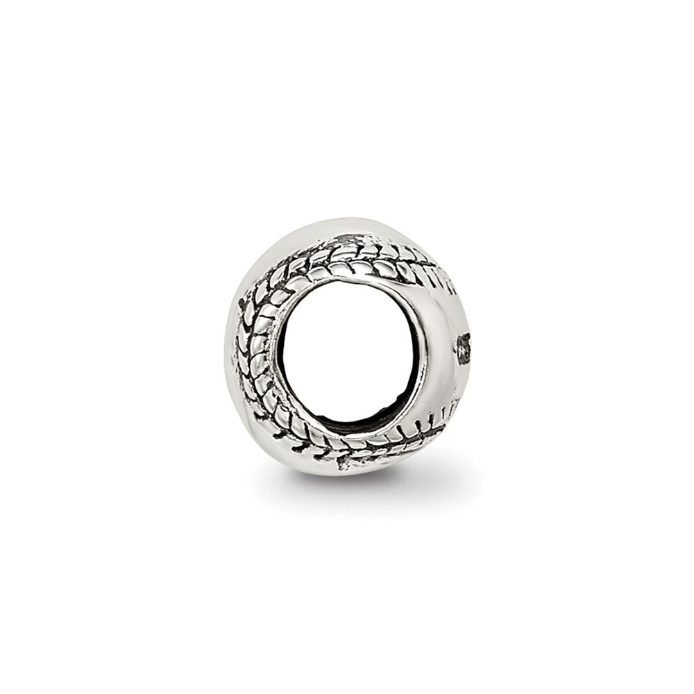 Sterling Silver Reflections Softball Bead