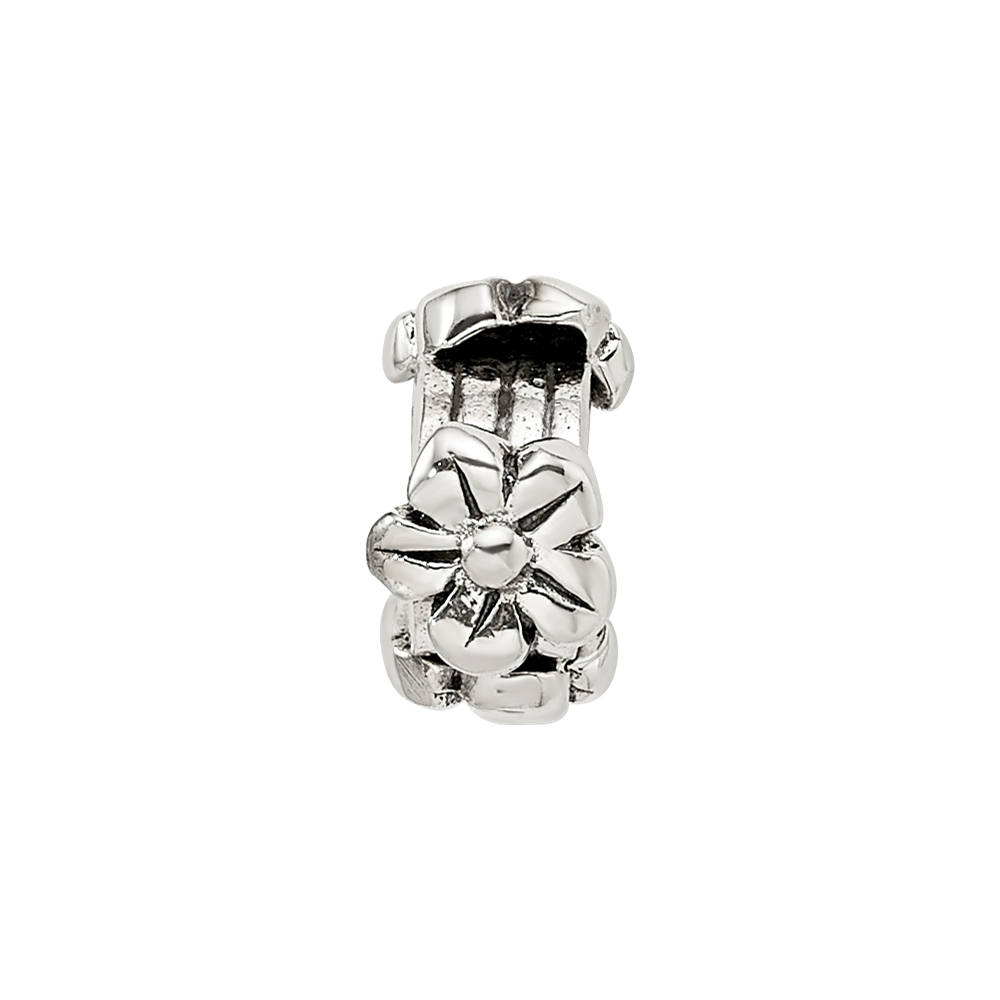 Sterling Silver Reflections Flowers Bead