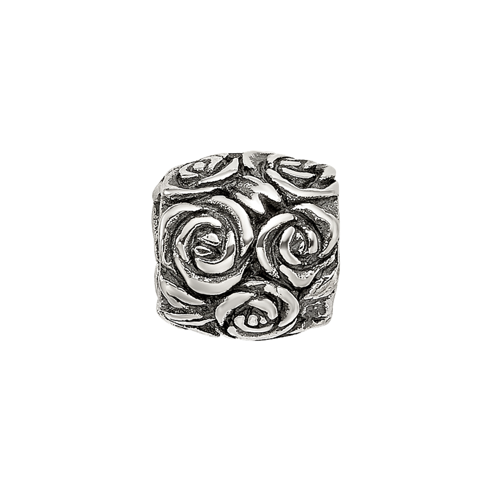 Sterling Silver Reflections Floral Bali Bead
