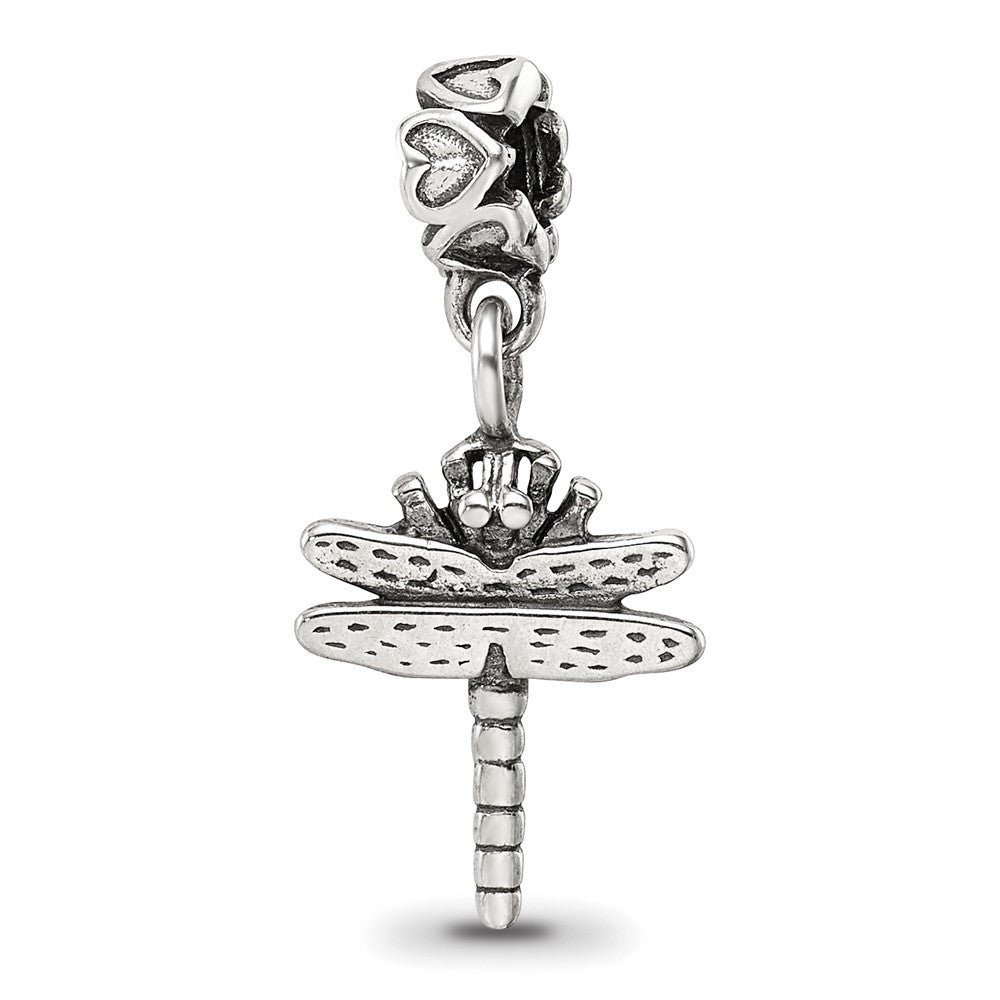 Sterling Silver Reflections Dragonfly Dangle Bead