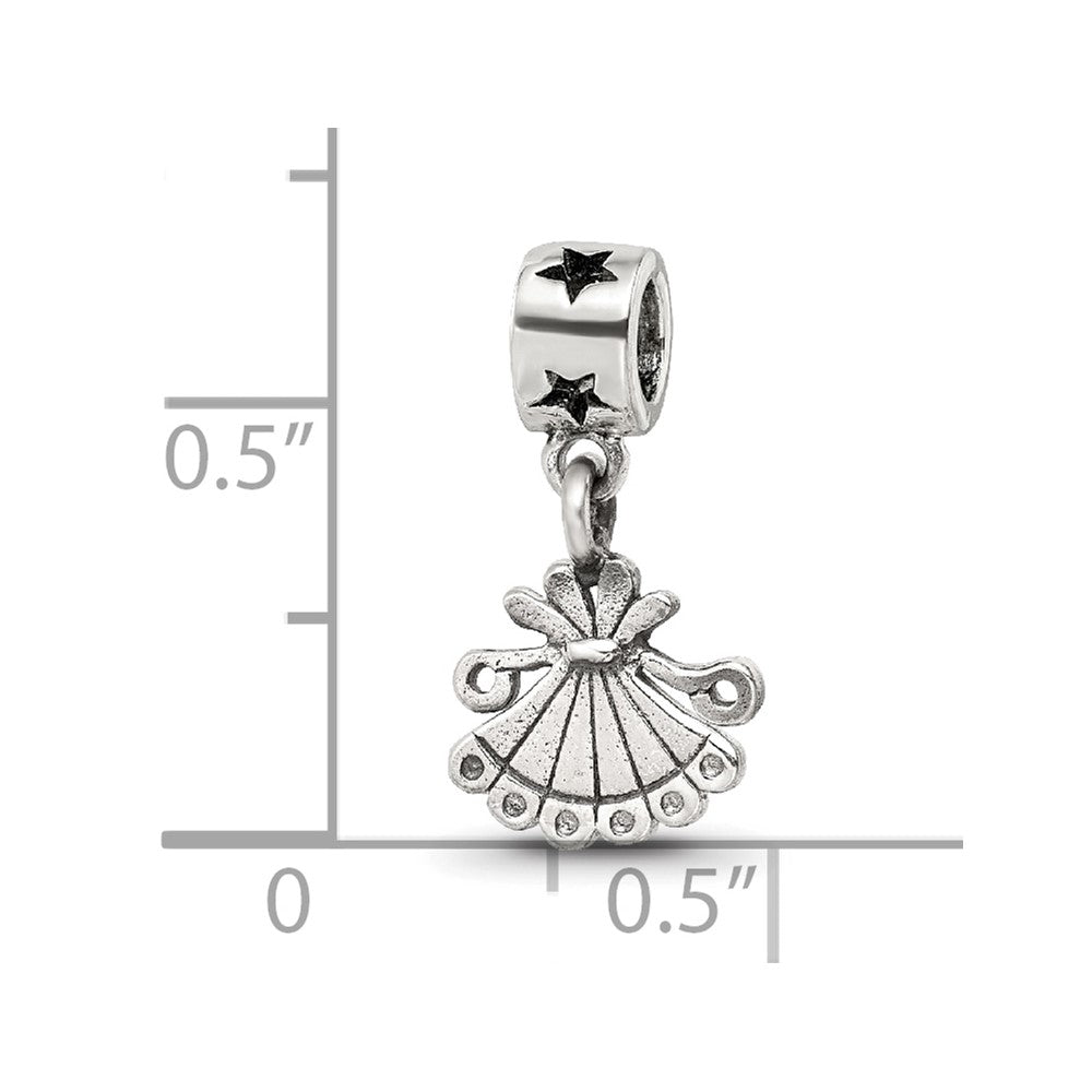 Collection Sterling Silver Fan Dangle Reflections Bead