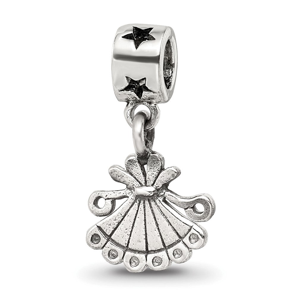 Collection Sterling Silver Fan Dangle Reflections Bead