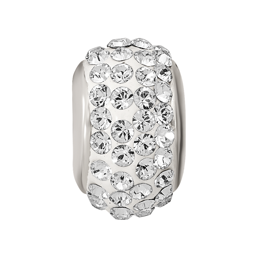 Sterling Silver Reflections April Full Preciosa Crystal Bead