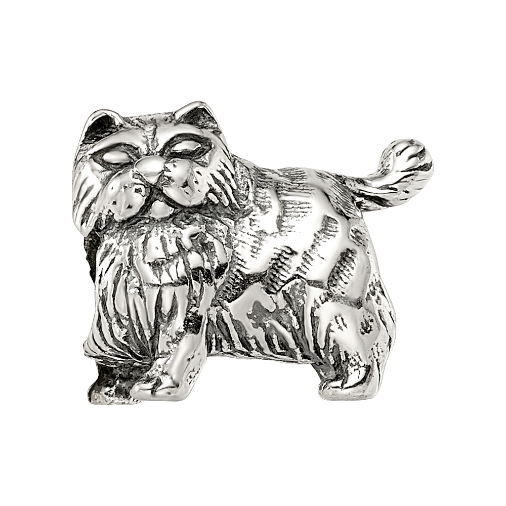 Sterling Silver Reflections Persian Cat Bead