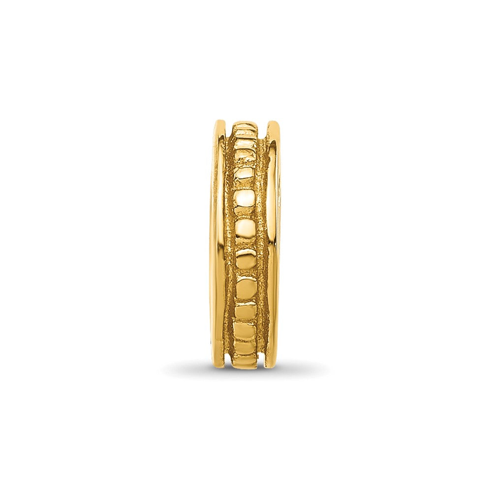 Sterling Silver Reflections Gold-plated Spacer Bead