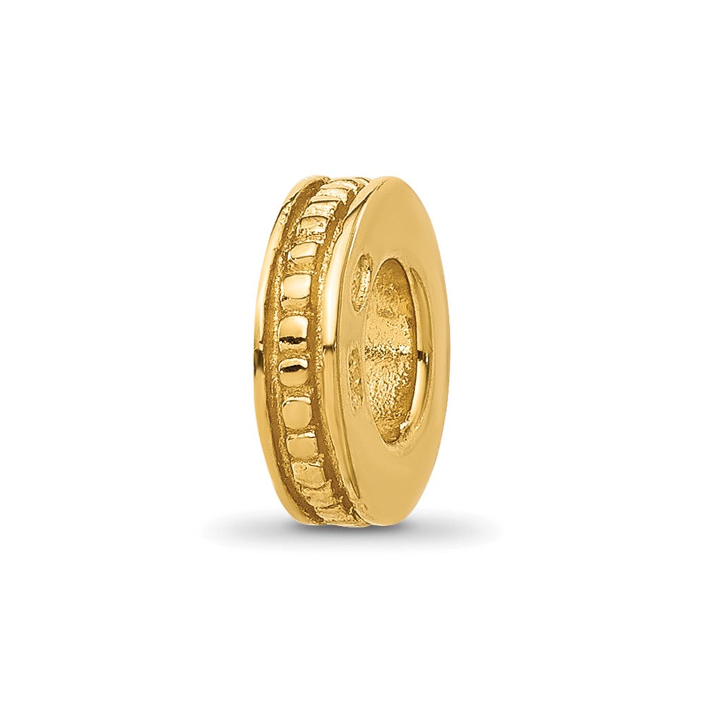 Sterling Silver Reflections Gold-plated Spacer Bead