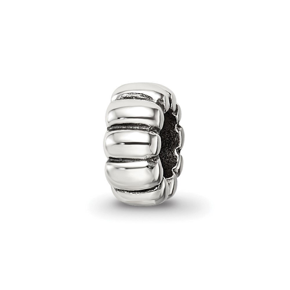 Sterling Silver Reflections Scalloped Spacer Bead