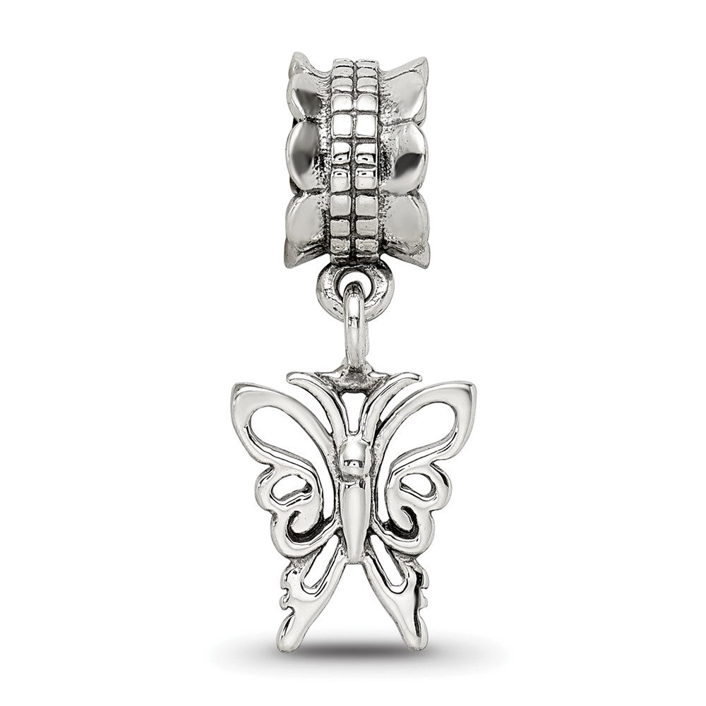 Sterling Silver Reflections Butterfly Dangle Bead