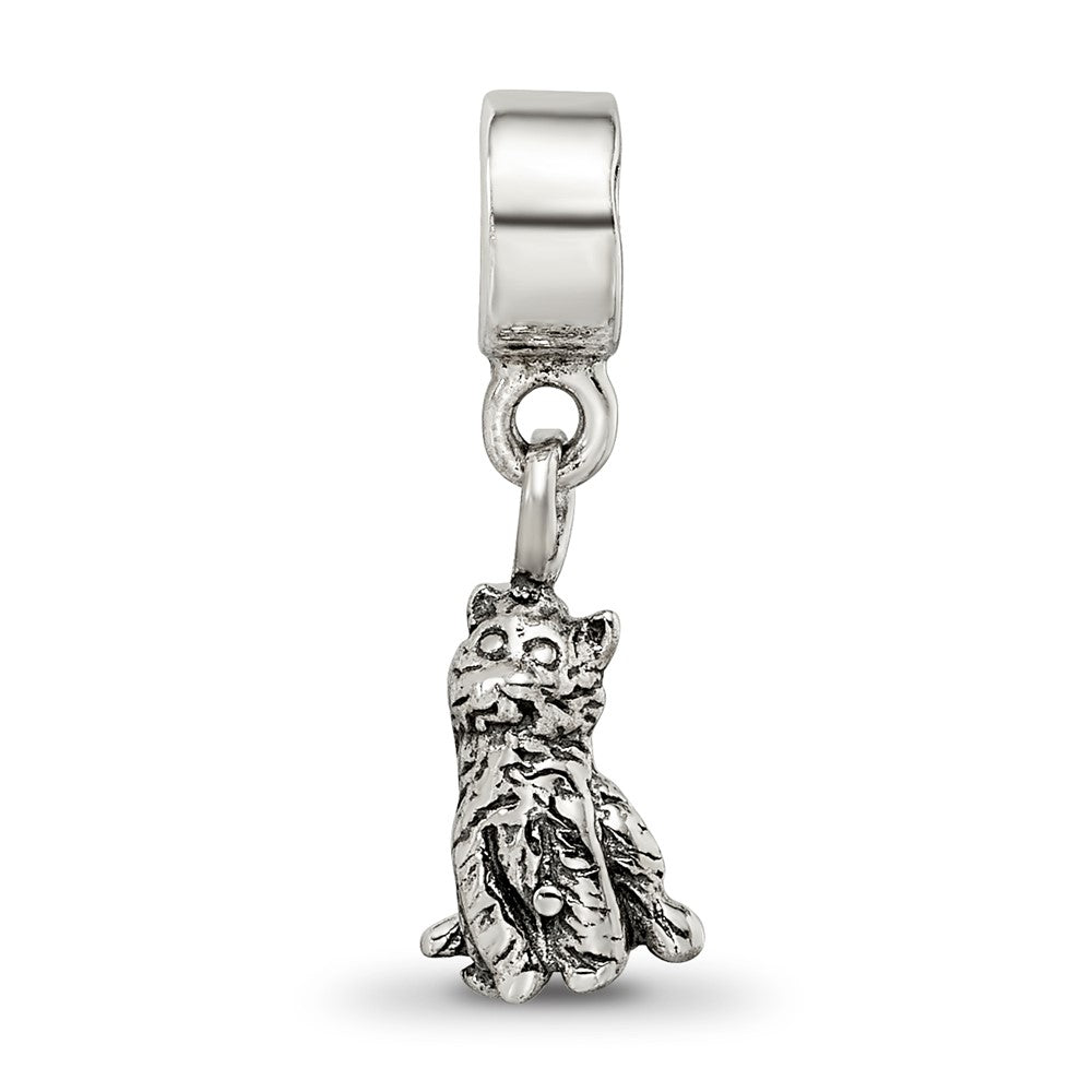 Collection Sterling Silver Cat Dangle Reflections Bead