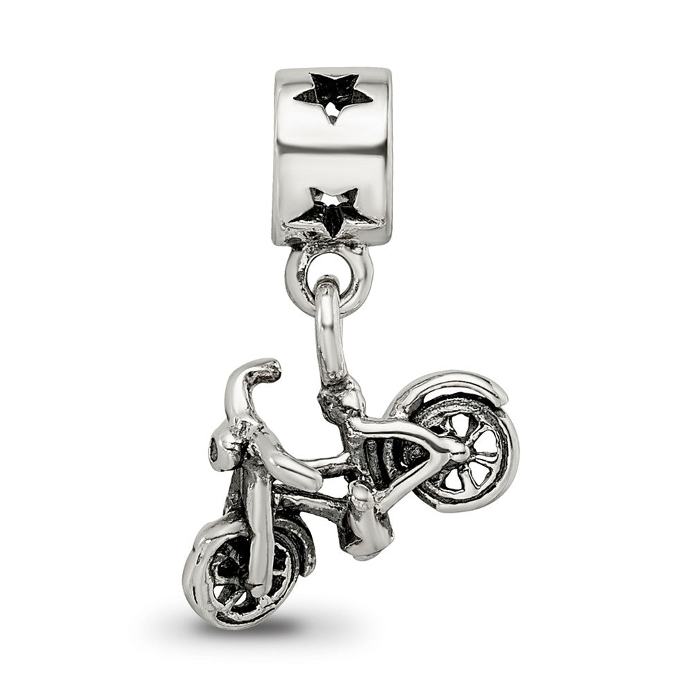 Collection Sterling Silver Bicycle Dangle Reflections Bead