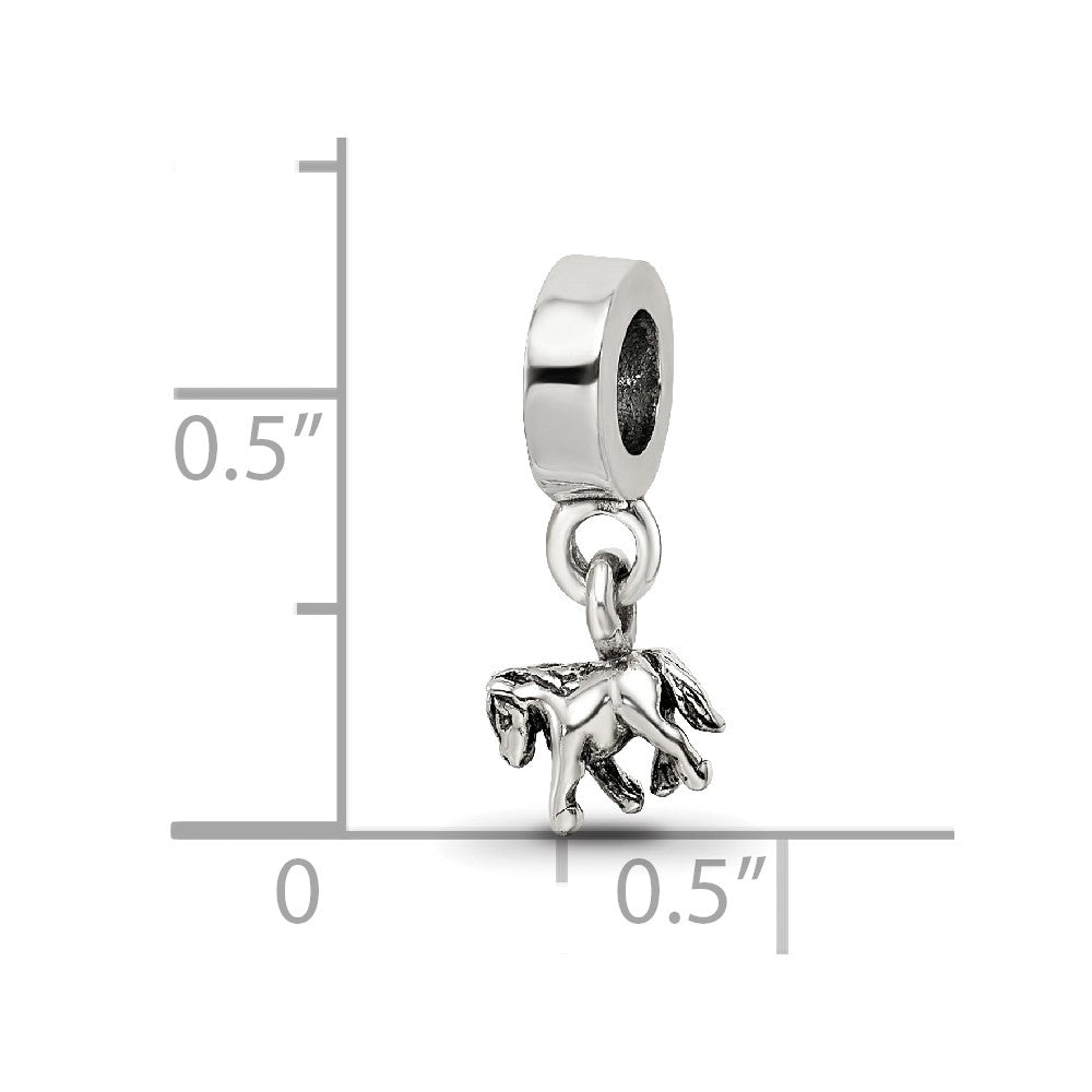 Collection Sterling Silver Pony Dangle Reflections Bead