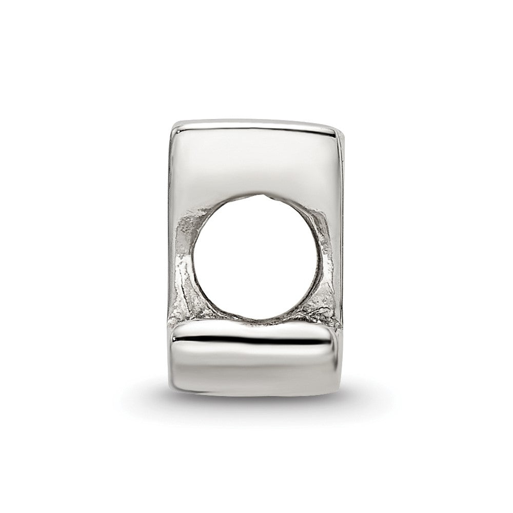 Sterling Silver Reflections Letter Z Script Bead