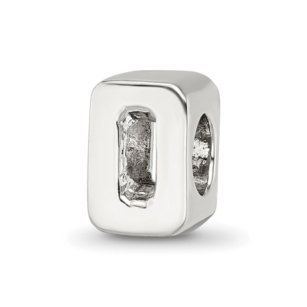 Sterling Silver Reflections Numeral 0 Bead
