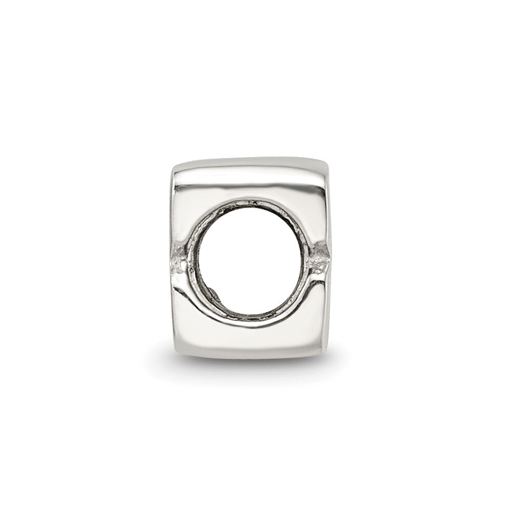 Sterling Silver Reflections Number 3 Bead
