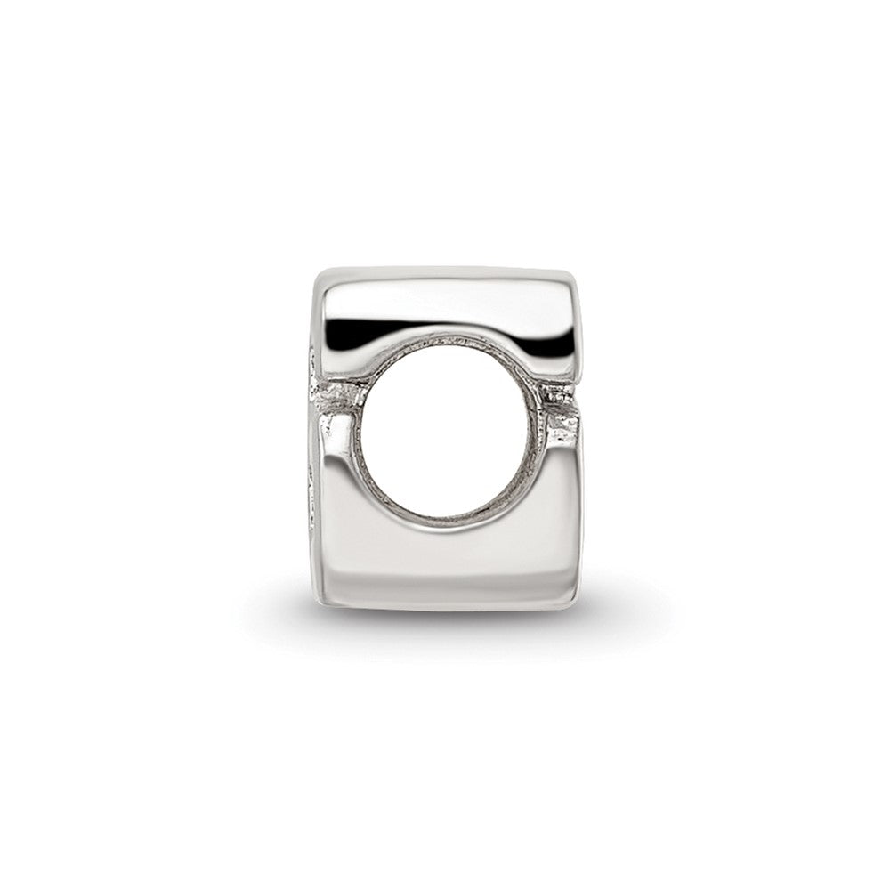 Sterling Silver Reflections Number 6 Bead