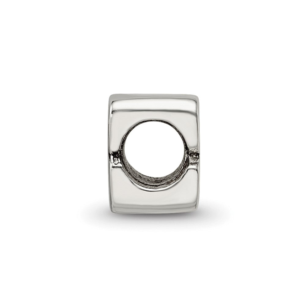 Sterling Silver Reflections Number 8 Bead