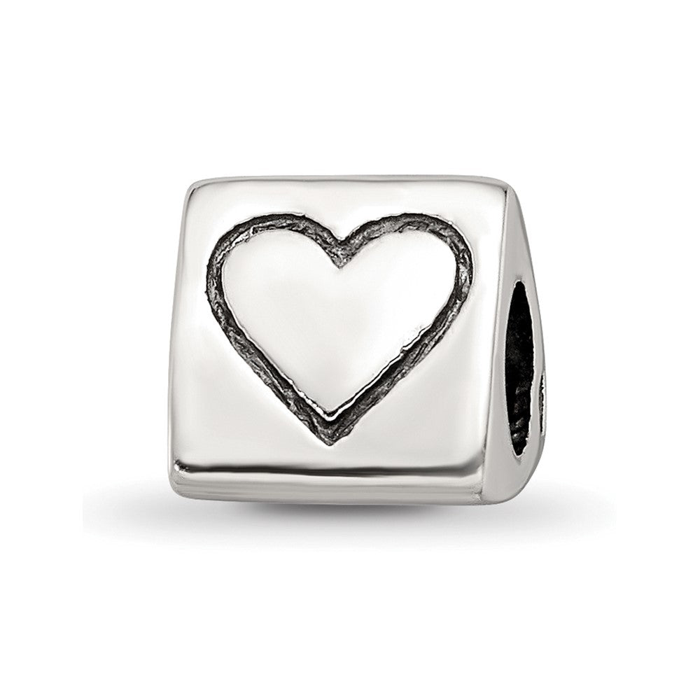 Sterling Silver Reflections Peace, Smiley Face & Heart Trilogy Bead
