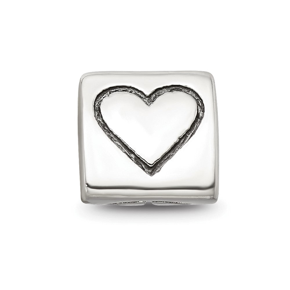 Sterling Silver Reflections Peace, Smiley Face & Heart Trilogy Bead