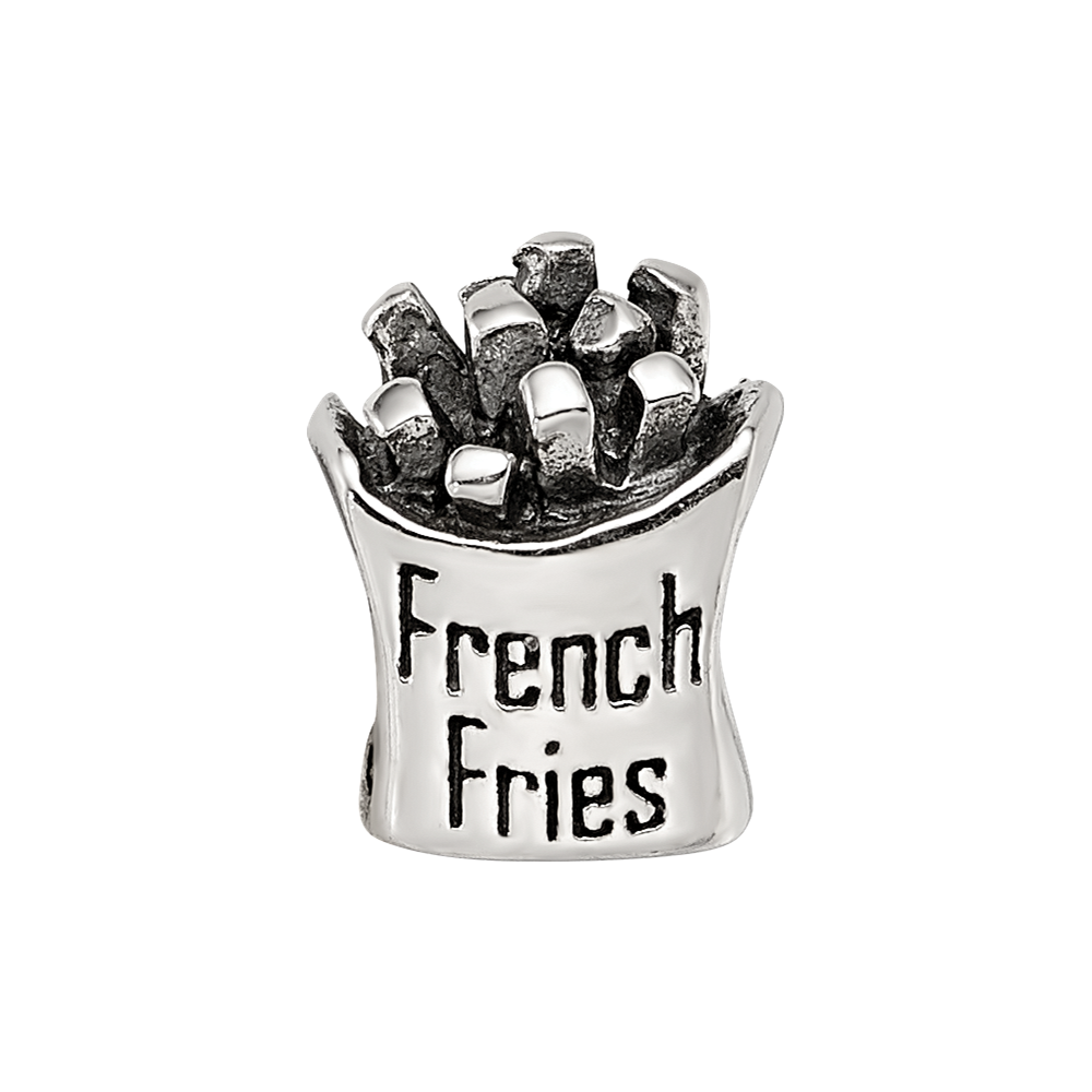 Sterling Silver Reflections French Fries Bead