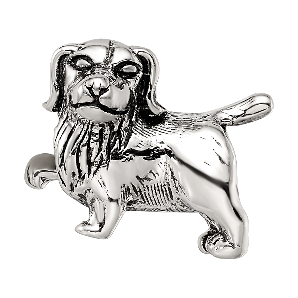 Sterling Silver Reflections Golden Retriever Bead