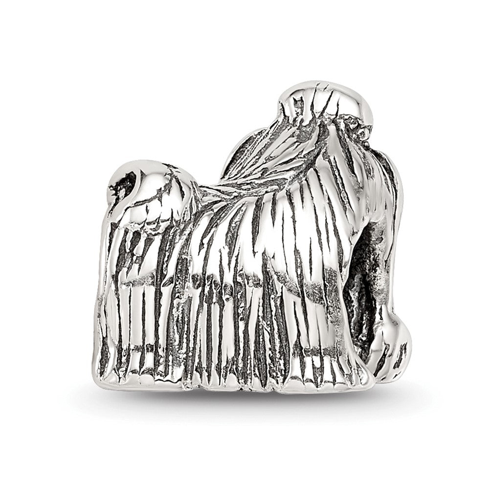 Sterling Silver Reflections Shih Tzu Bead