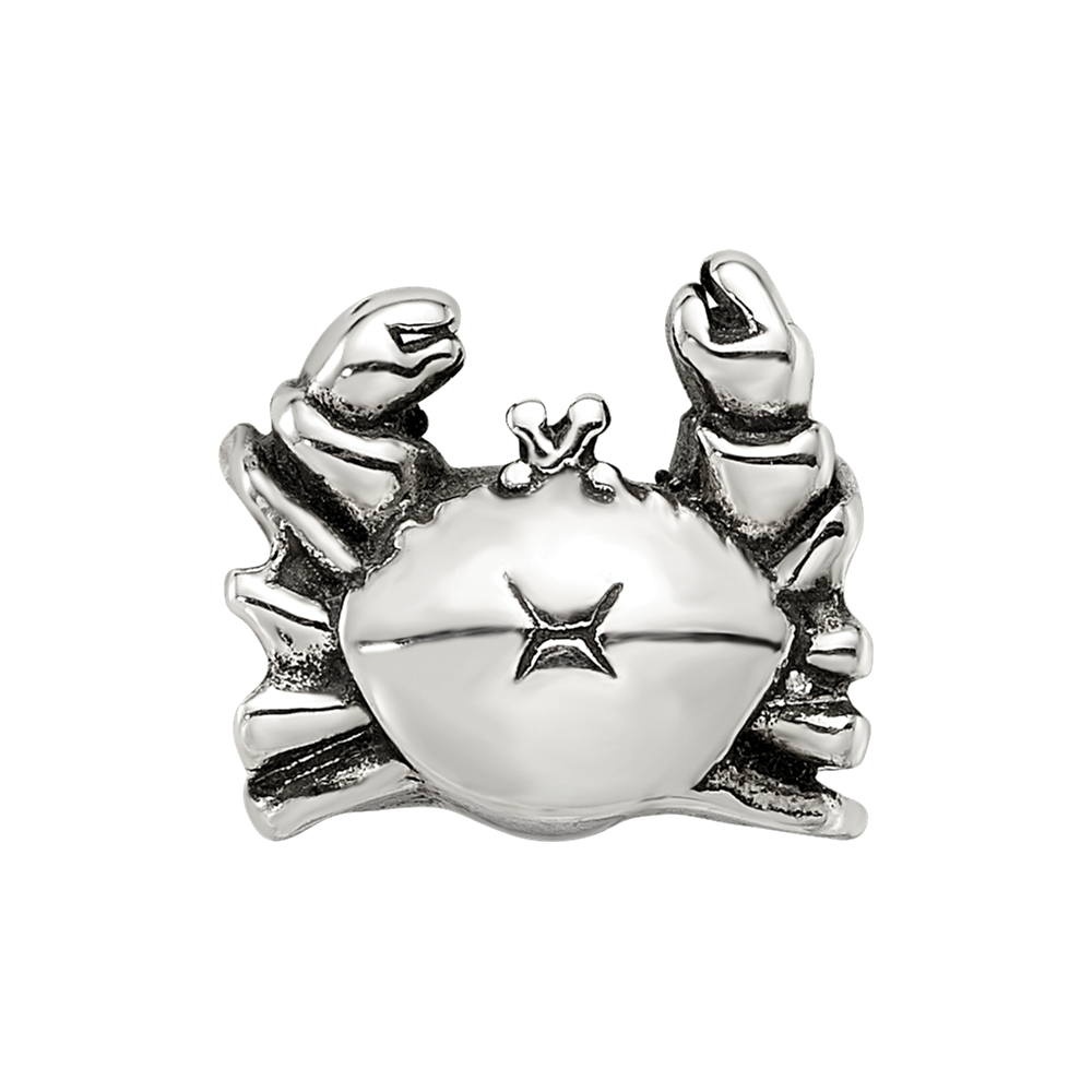 Sterling Silver Reflections Crab Bead