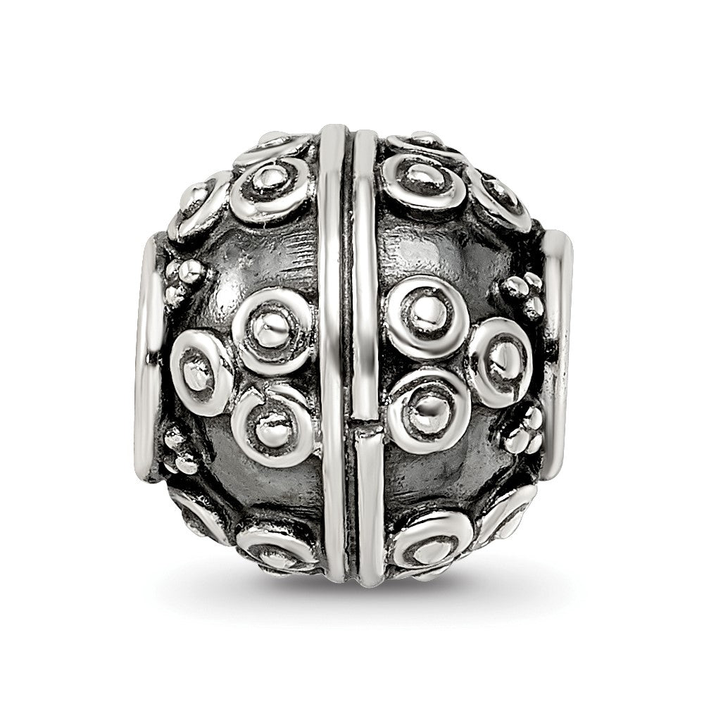 Sterling Silver Reflections Decorative Bali Bead