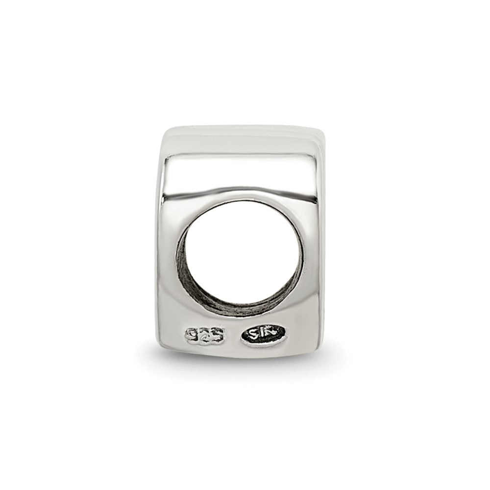 Sterling Silver Reflections Heart Shape Bead