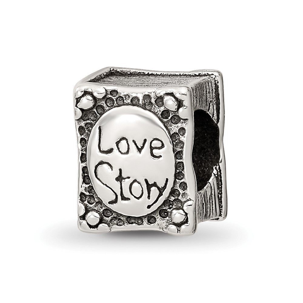 Sterling Silver Reflections Love Story Book Bead