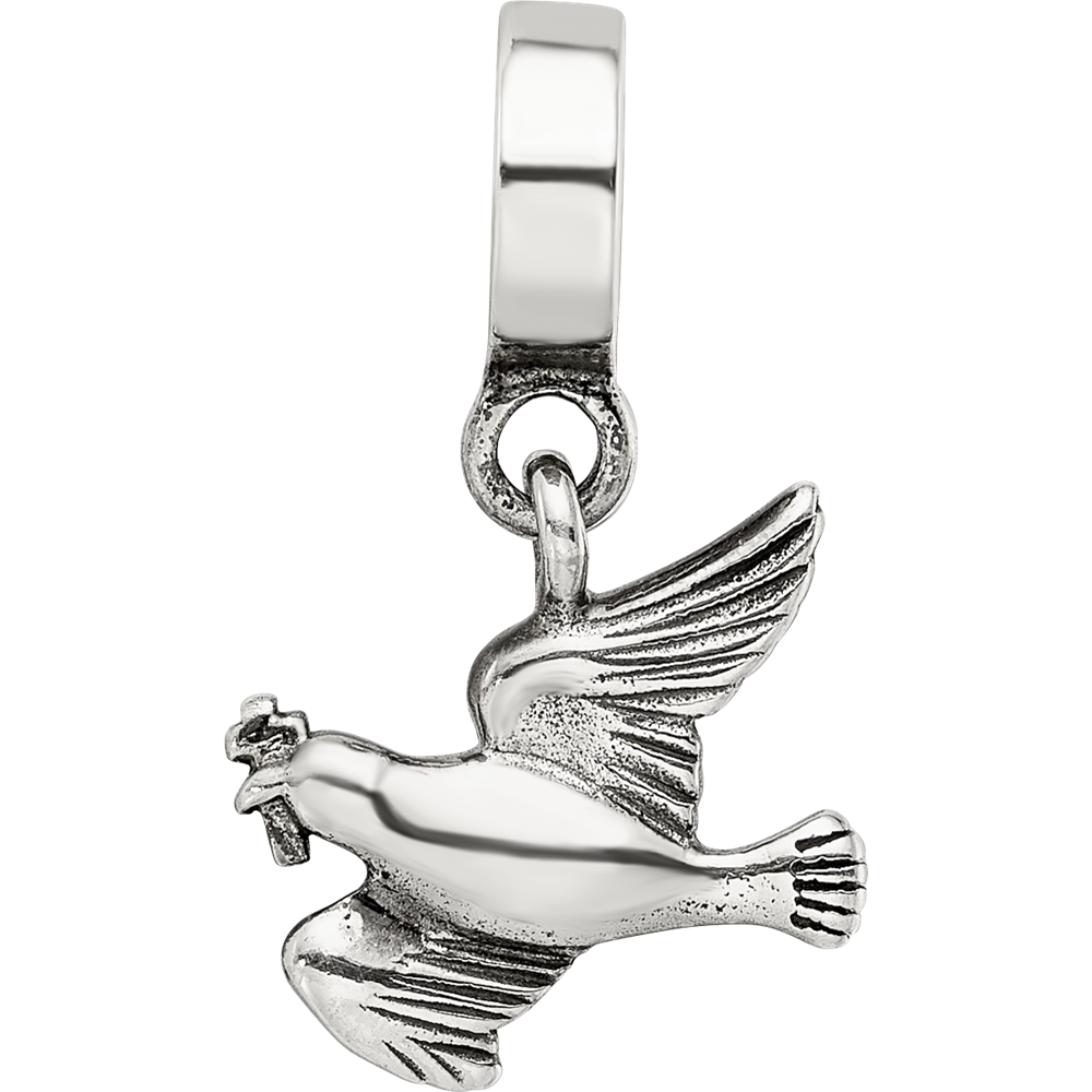 Sterling Silver Reflections Dove Dangle Bead