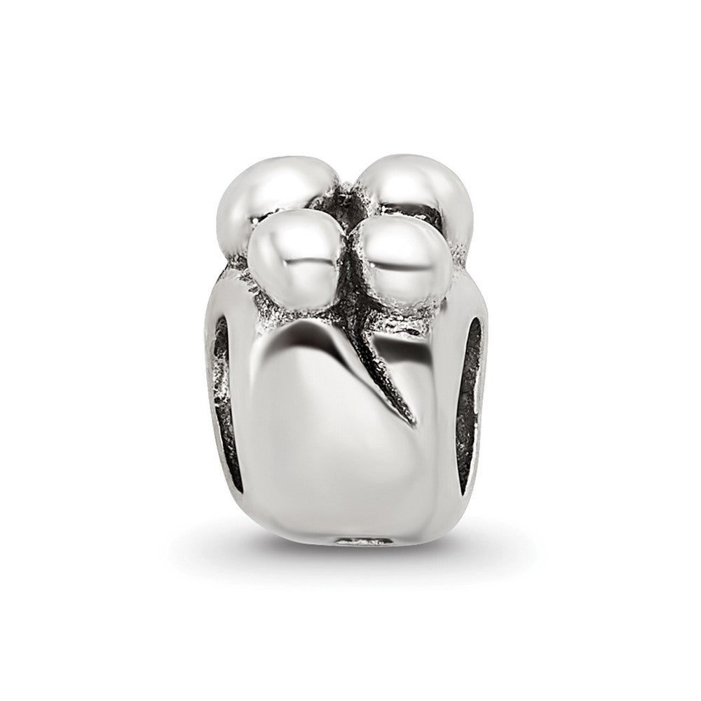 Sterling Silver Reflections Family of 4 Bead