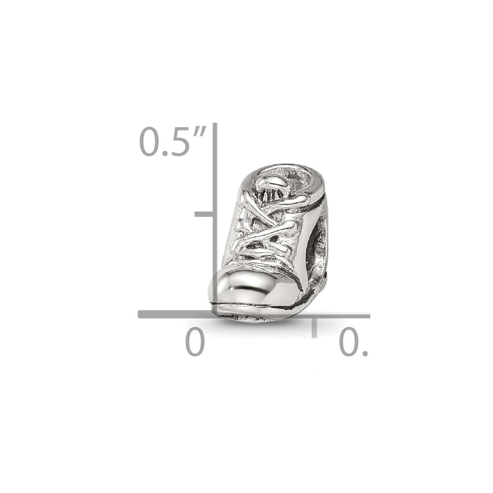 Sterling Silver Reflections Shoe Bead