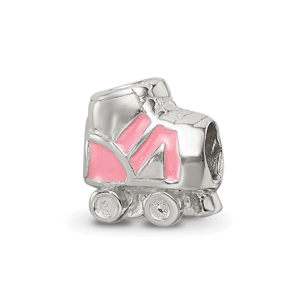 Sterling Silver Reflections Enameled Rollerskate Bead