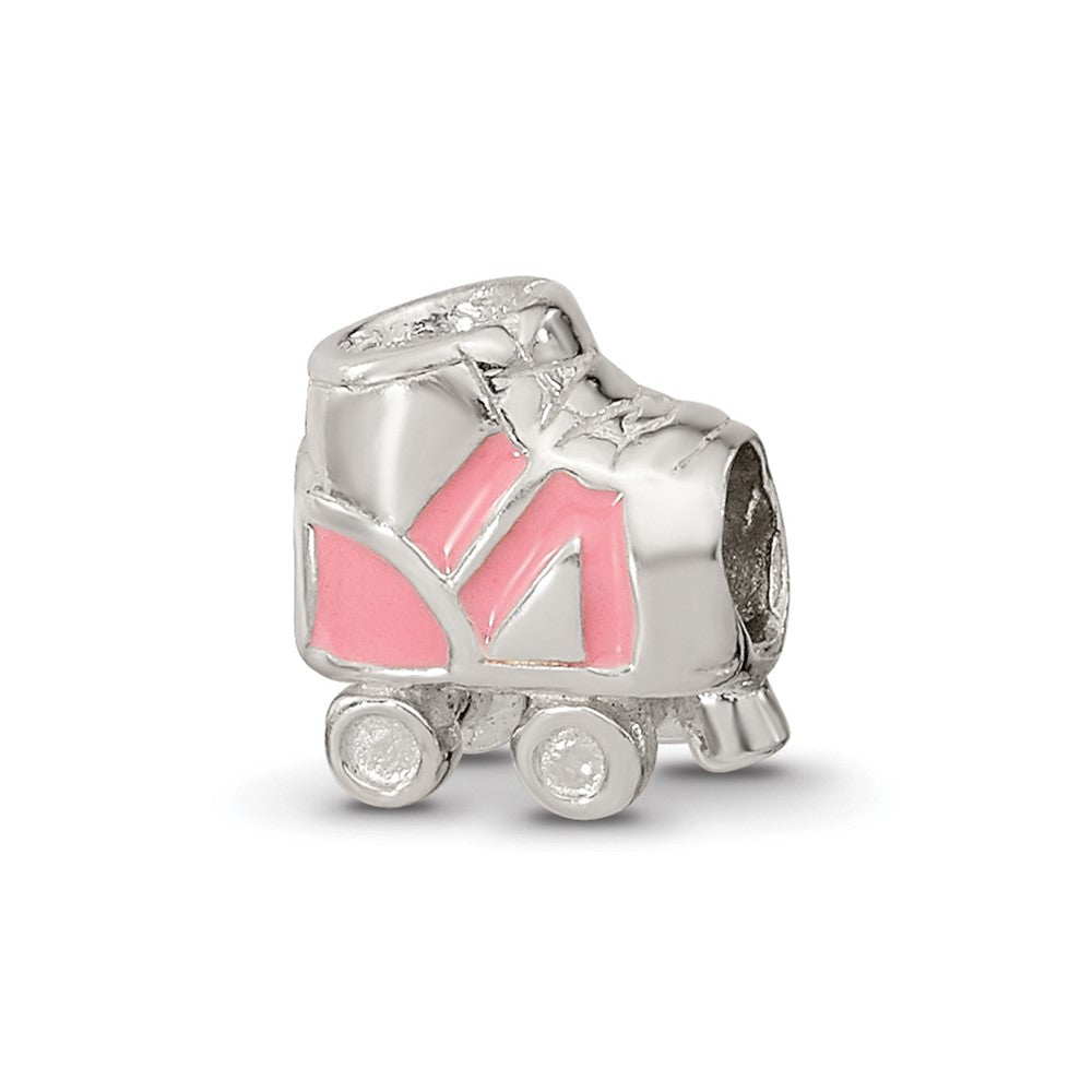 Sterling Silver Reflections Enameled Rollerskate Bead