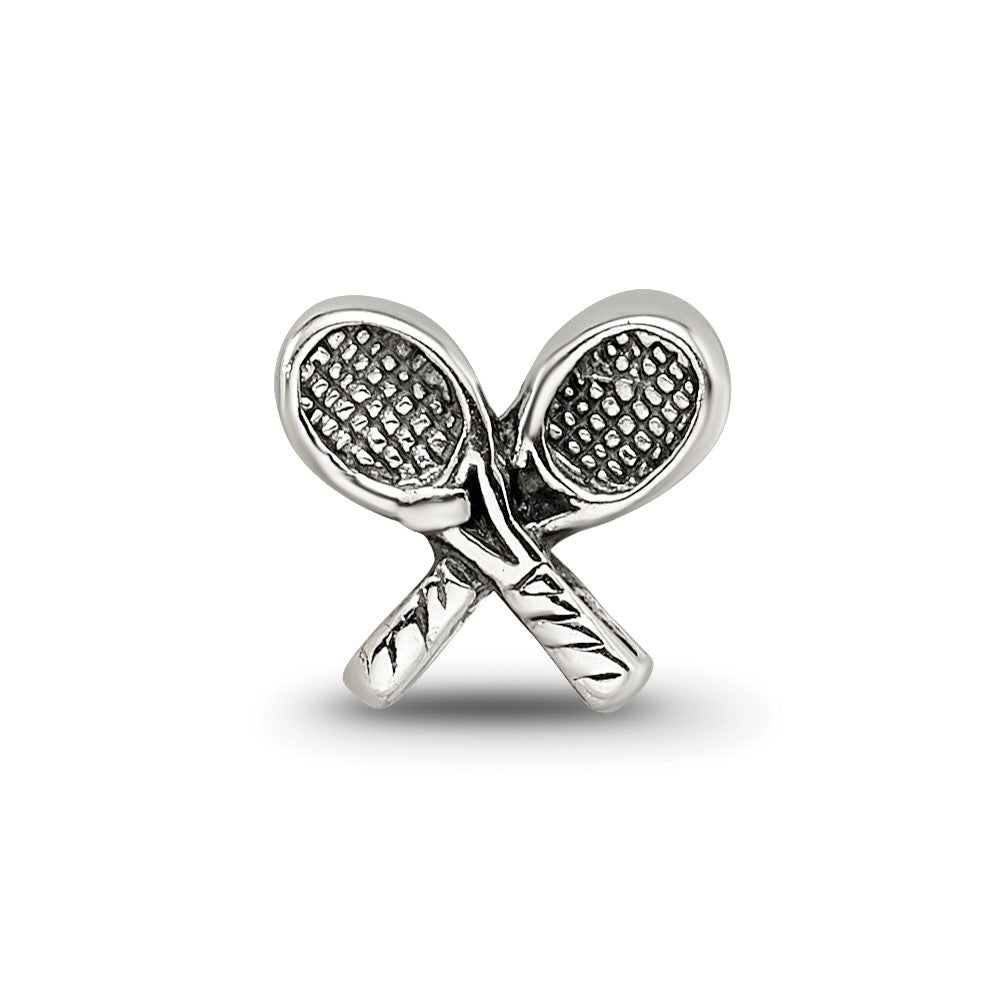 Sterling Silver Reflections Tennis Racquets Bead