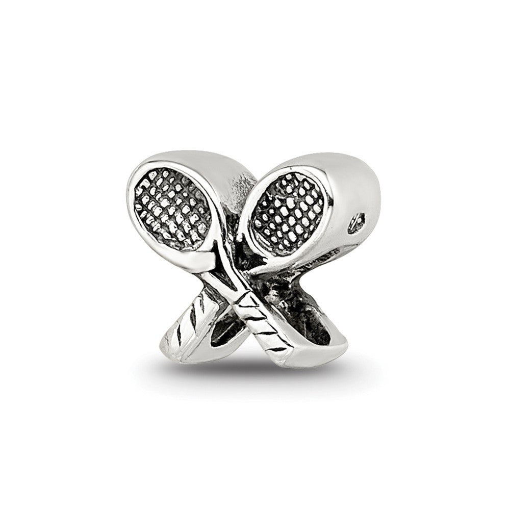 Sterling Silver Reflections Tennis Racquets Bead