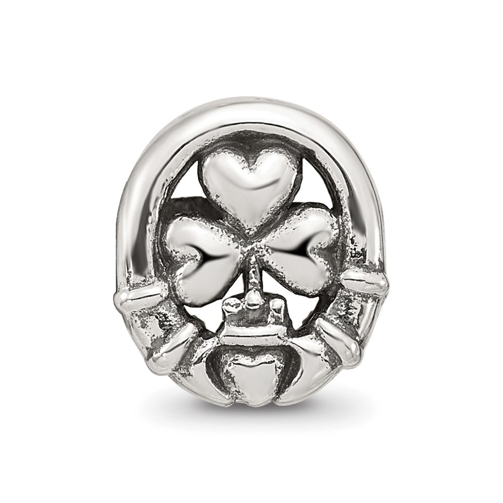 Sterling Silver Reflections Three Leaf Clover Bead