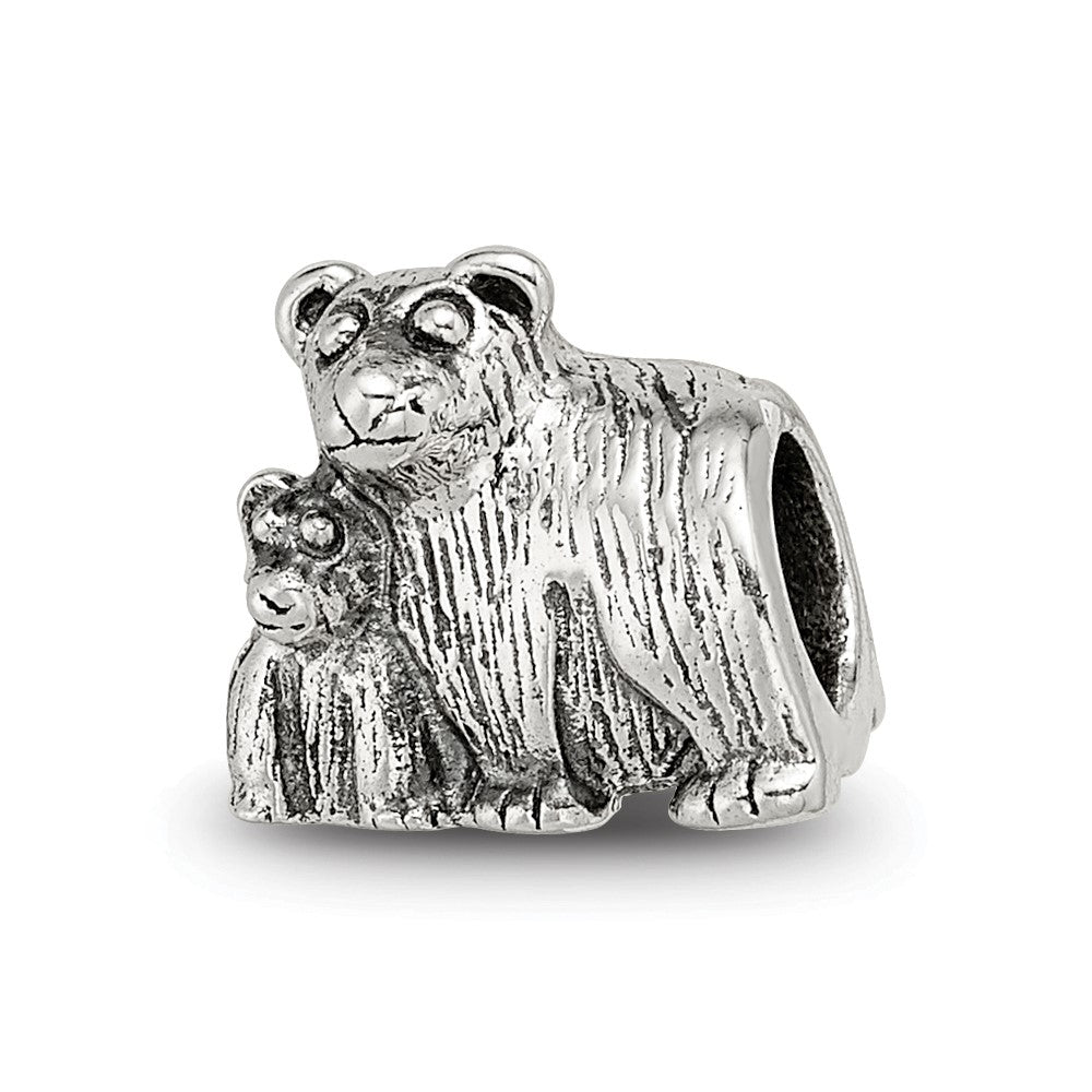 Sterling Silver Reflections Mama & Bear Bead