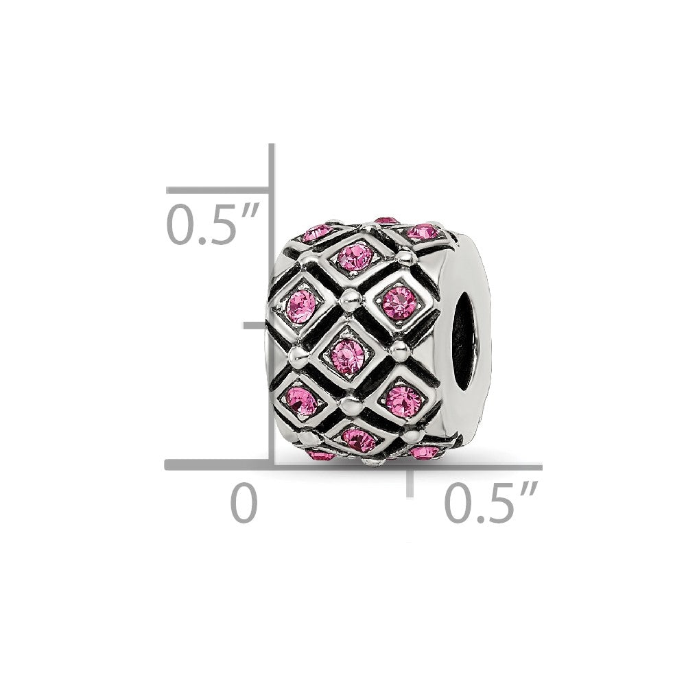 Sterling Silver Reflections October Preciosa Crystal Bead