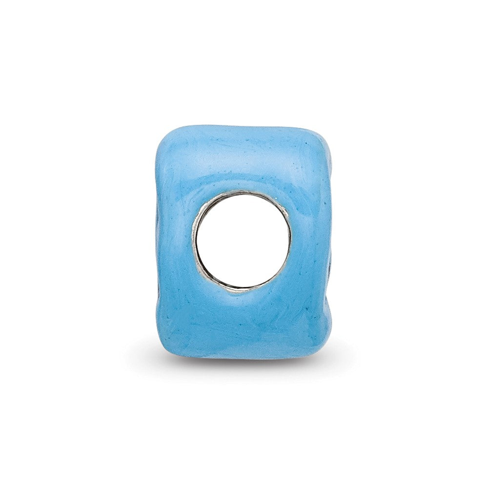 Sterling Silver Reflections Love You Enameled Heart Bead