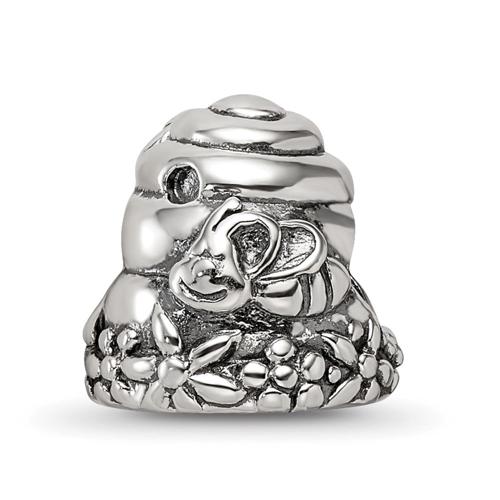Sterling Silver Reflections Beehive Bead